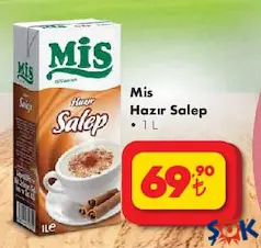 MİS HAZIR SALEP 1 LT fiyat ve kampanya bilgisi